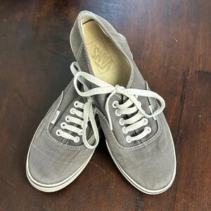 Vans Men's Charcoal Canvas Sneakers